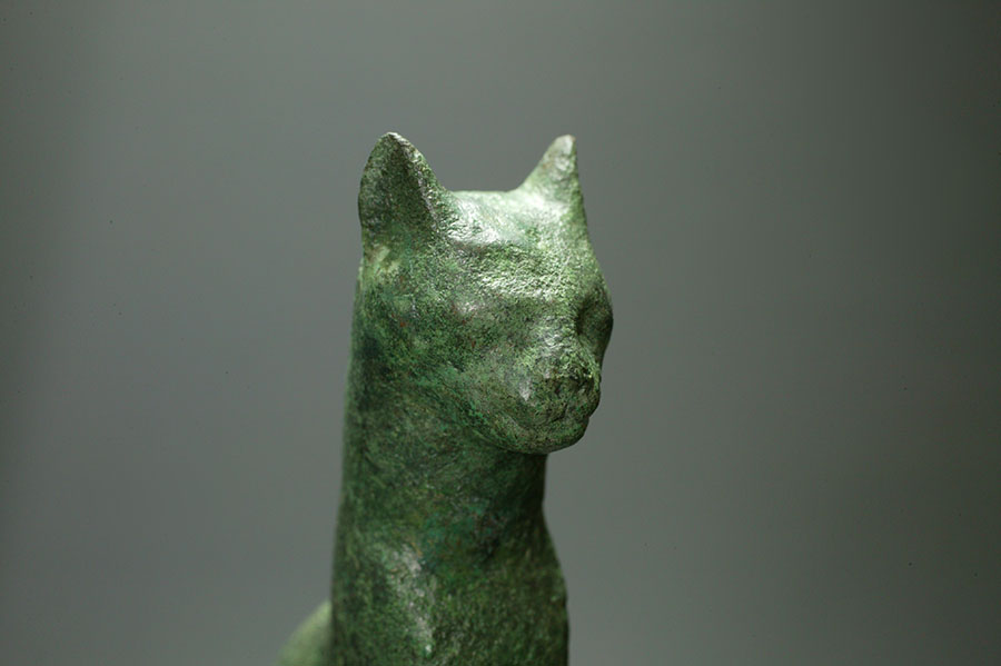 古代エジプト 第26王朝 青銅製 猫 古代美術: SEMBA ART